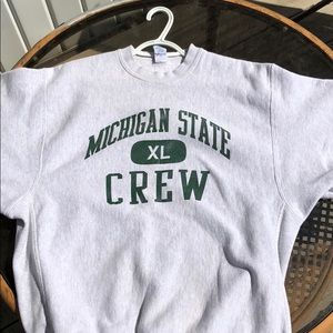 Michigan state crew neck